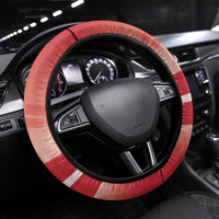 Danish National Flag Day Steering Wheel Cover Coat Of Arms With Map