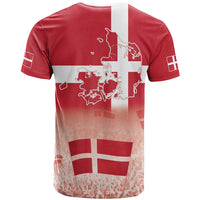 Danish National Flag Day T Shirt Coat Of Arms With Map