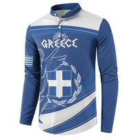 Personalized National Greek Flag Day Button Sweatshirt Elliniki Dimokratia