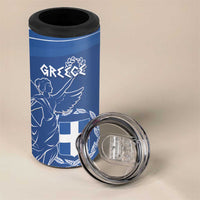 Personalized National Greek Flag Day 4 in 1 Can Cooler Tumbler Elliniki Dimokratia