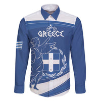 Personalized National Greek Flag Day Family Matching Mermaid Dress and Hawaiian Shirt Elliniki Dimokratia