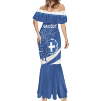 Personalized National Greek Flag Day Mermaid Dress Elliniki Dimokratia