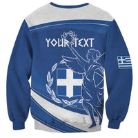 Personalized National Greek Flag Day Sweatshirt Elliniki Dimokratia