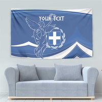 Personalized National Greek Flag Day Tapestry Elliniki Dimokratia