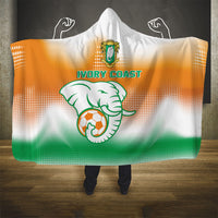 Ivory Coast Football Hooded Blanket Proud Elephant Fan Edition