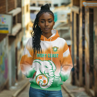 Custom Ivory Coast Football Hoodie Proud Elephant Fan Edition