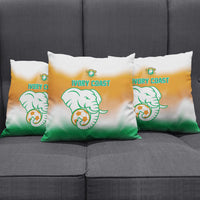 Ivory Coast Football Pillow Cover Proud Elephant Fan Edition