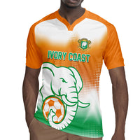 Custom Ivory Coast Football Rugby Jersey Proud Elephant Fan Edition