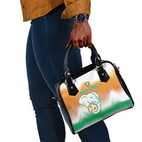 Ivory Coast Football Shoulder Handbag Proud Elephant Fan Edition