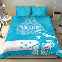 Personalized Honduras Scarlet Macaw Bedding Set Happy Independence Day 1821 - Wonder Print Shop