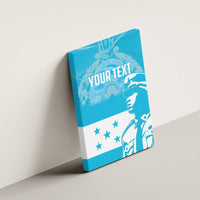 Personalized Honduras Scarlet Macaw Canvas Wall Art Happy Independence Day 1821 - Wonder Print Shop