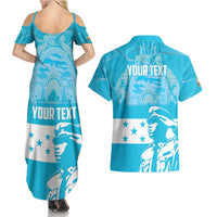 Personalized Honduras Scarlet Macaw Couples Matching Summer Maxi Dress and Hawaiian Shirt Happy Independence Day 1821 - Wonder Print Shop