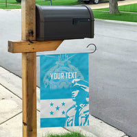 Personalized Honduras Scarlet Macaw Garden Flag Happy Independence Day 1821 - Wonder Print Shop