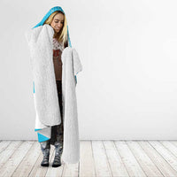 Personalized Honduras Scarlet Macaw Hooded Blanket Happy Independence Day 1821