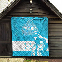 Personalized Honduras Scarlet Macaw Quilt Happy Independence Day 1821 - Wonder Print Shop