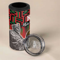 Kenya Mashujaa Day 4 in 1 Can Cooler Tumbler Mzee Jomo Kenyatta With Coat Of Arms - Wonder Print Shop