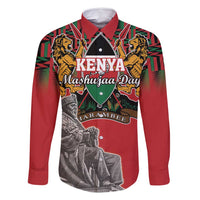 Personalized Kenya Mashujaa Day Family Matching Tank Maxi Dress and Hawaiian Shirt Mzee Jomo Kenyatta With Coat Of Arms - Wonder Print Shop