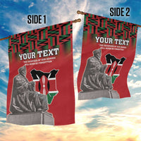 Personalized Kenya Mashujaa Day Garden Flag Mzee Jomo Kenyatta With Coat Of Arms - Wonder Print Shop