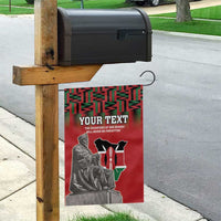 Personalized Kenya Mashujaa Day Garden Flag Mzee Jomo Kenyatta With Coat Of Arms - Wonder Print Shop