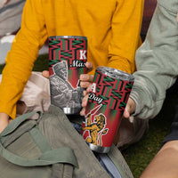 Kenya Mashujaa Day Tumbler Cup Mzee Jomo Kenyatta With Coat Of Arms - Wonder Print Shop