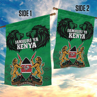 Kenya National Heroes Day Garden Flag Mashujaa With Lion Head And Coat Of Arms - Wonder Print Shop