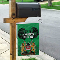 Kenya National Heroes Day Garden Flag Mashujaa With Lion Head And Coat Of Arms - Wonder Print Shop