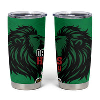 Kenya National Heroes Day Tumbler Cup Mashujaa With Lion Head And Coat Of Arms - Wonder Print Shop