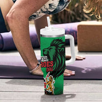 Kenya National Heroes Day Tumbler With Handle Mashujaa With Lion Head And Coat Of Arms - Wonder Print Shop