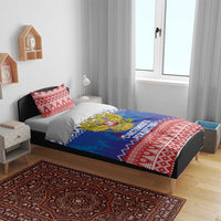 Russia Christmas Bedding Set Double Headed Eagle Christmas Patterns - Wonder Print Shop