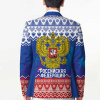 Russia Christmas Blazer Double Headed Eagle Christmas Patterns - Wonder Print Shop