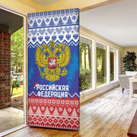 Russia Christmas Door Cover Double Headed Eagle Christmas Patterns - Wonder Print Shop