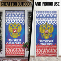 Russia Christmas Door Cover Double Headed Eagle Christmas Patterns - Wonder Print Shop