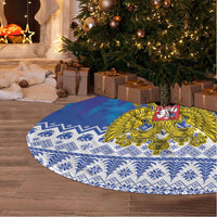 Russia Christmas Tree Skirt Double Headed Eagle Christmas Patterns - Wonder Print Shop