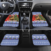 Russia Christmas Car Mats Brown Bear Playing Balalaika - Wonder Print Shop