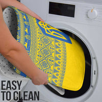 Ukraine Trident Christmas Bathroom Set Vyshyvanka Patterns - Wonder Print Shop