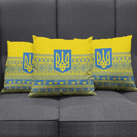 Ukraine Trident Christmas Pillow Cover Vyshyvanka Patterns - Wonder Print Shop