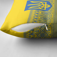 Ukraine Trident Christmas Pillow Cover Vyshyvanka Patterns - Wonder Print Shop