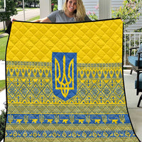 Ukraine Trident Christmas Quilt Vyshyvanka Patterns - Wonder Print Shop