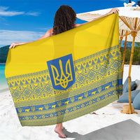 Ukraine Trident Christmas Sarong Vyshyvanka Patterns - Wonder Print Shop