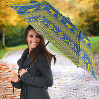 Ukraine Trident Christmas Umbrella Vyshyvanka Patterns - Wonder Print Shop