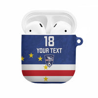 Cape Verde Football Custom AirPods Case Go Champion Sporty Style - Wonder Print Shop