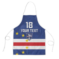 Cape Verde Football Custom Apron Go Champion Sporty Style - Wonder Print Shop