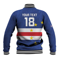 Cape Verde Football Custom Baseball Jacket Go Champion Sporty Style - Wonder Print Shop