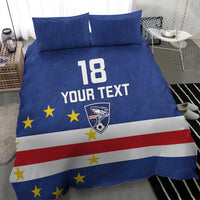 Cape Verde Football Custom Bedding Set Go Champion Sporty Style - Wonder Print Shop
