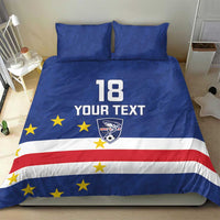 Cape Verde Football Custom Bedding Set Go Champion Sporty Style - Wonder Print Shop