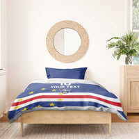 Cape Verde Football Custom Bedding Set Go Champion Sporty Style - Wonder Print Shop
