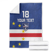 Cape Verde Football Custom Blanket Go Champion Sporty Style - Wonder Print Shop