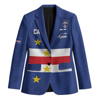 Cape Verde Football Custom Blazer Go Champion Sporty Style - Wonder Print Shop