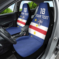 Cape Verde Football Custom Car Seat Cover Go Champion Sporty Style - Wonder Print Shop