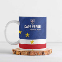 Cape Verde Football Custom Ceramic Mug Go Champion Sporty Style - Wonder Print Shop